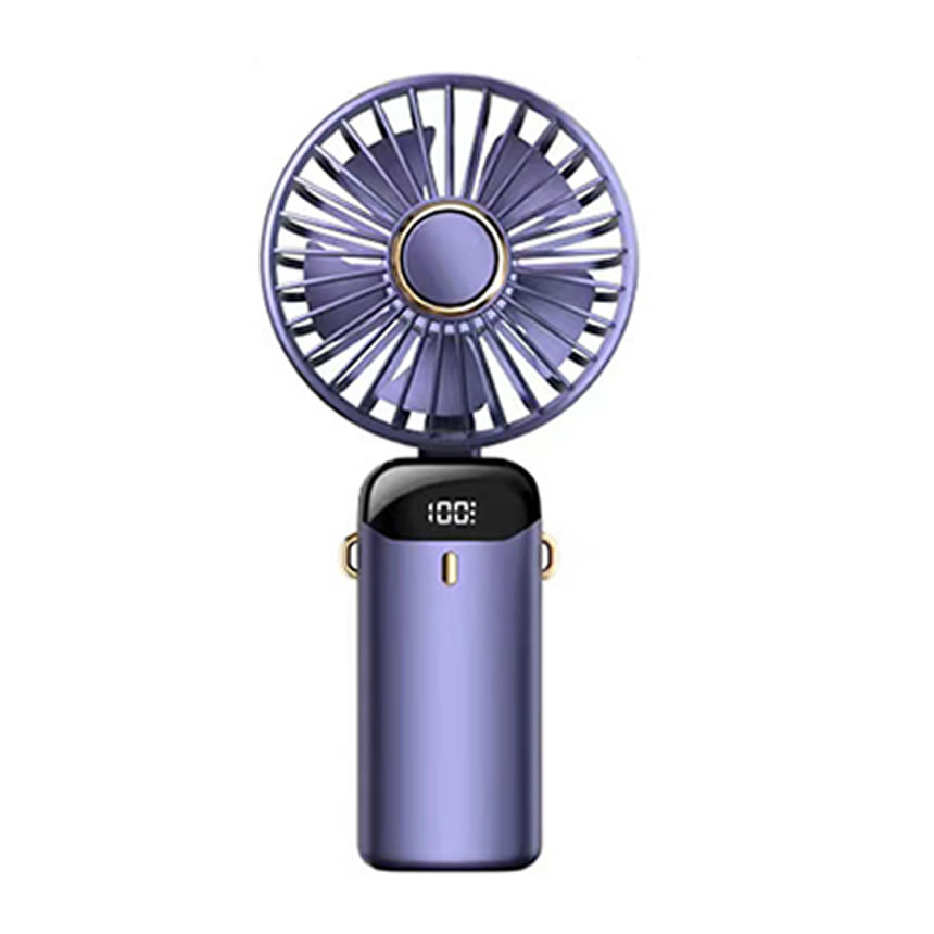 5個セット 携帯扇風機 ハンディファン 手持ち扇風機 3000mAh大容量 LED