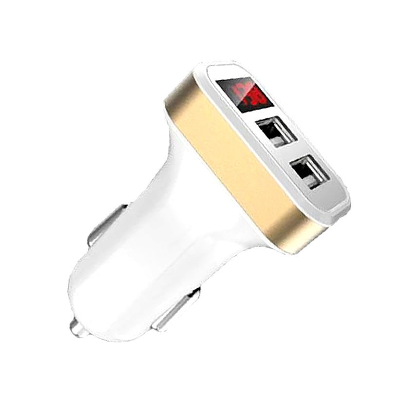 シガーソケット usb 2ポート USB 車載 充電器 快適双 デジタル 電圧計 シガーソケット 快速充電 5V 2.1A スマホ iphone タブレット コンパクト KAITEKISOU |  | 01