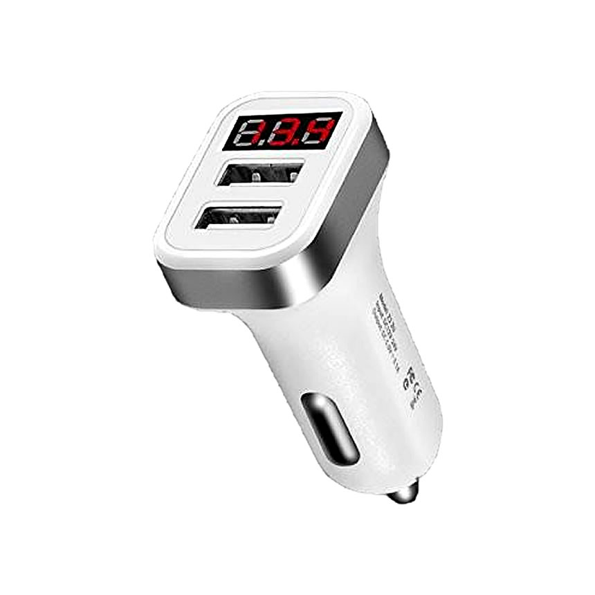 シガーソケット usb 2ポート USB 車載 充電器 快適双 デジタル 電圧計 シガーソケット 快速充電 5V 2.1A スマホ iphone タブレット コンパクト KAITEKISOU |  | 02