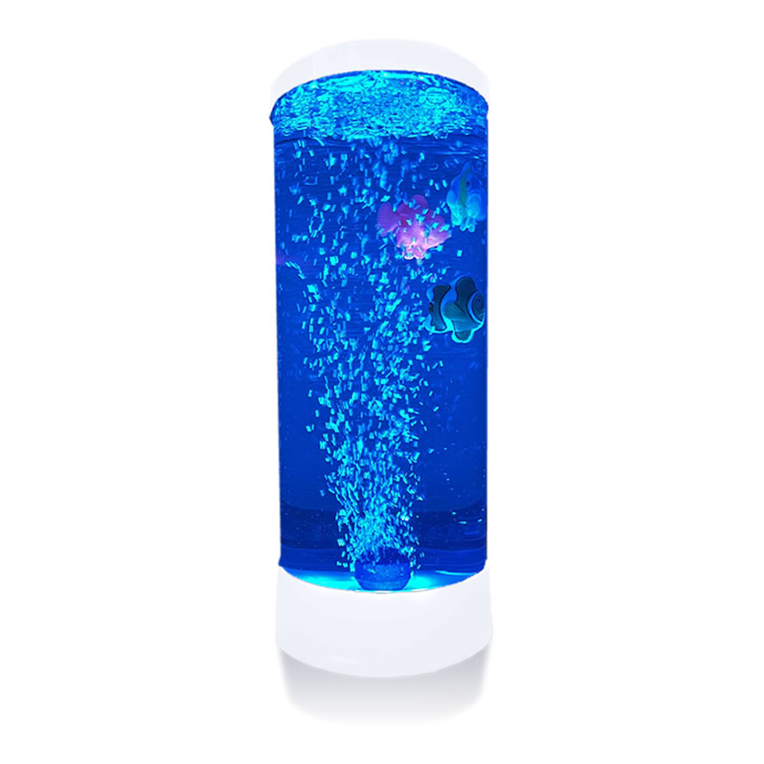 バブル搭載 LED アクアリウム 魚 3匹 インテリア 卓上 ミニクラゲ おしゃれ プレゼント イルミネーション BUBFISH｜fcl｜03