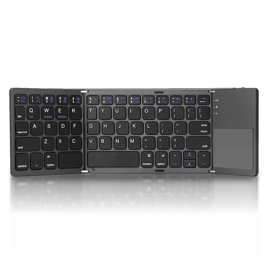 キーボード Bluetooth搭載 折りたたみ式 タッチパッド搭載 軽量 薄型