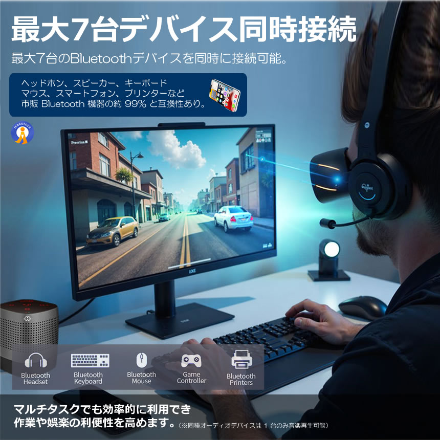 2個セット WiFi6 USBアダプター Bl...の詳細画像3