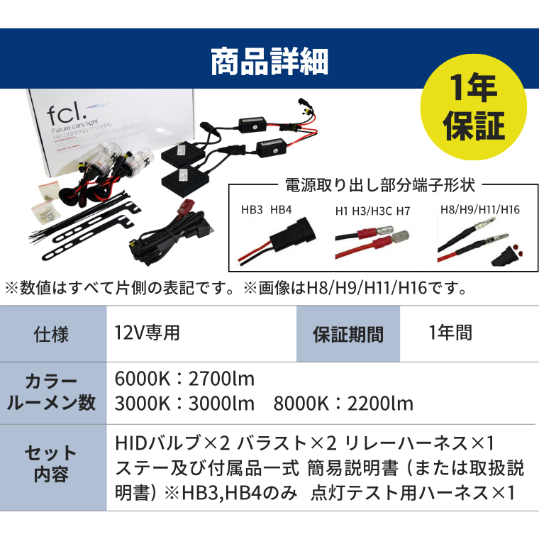 35w hidキット シングル 詳細