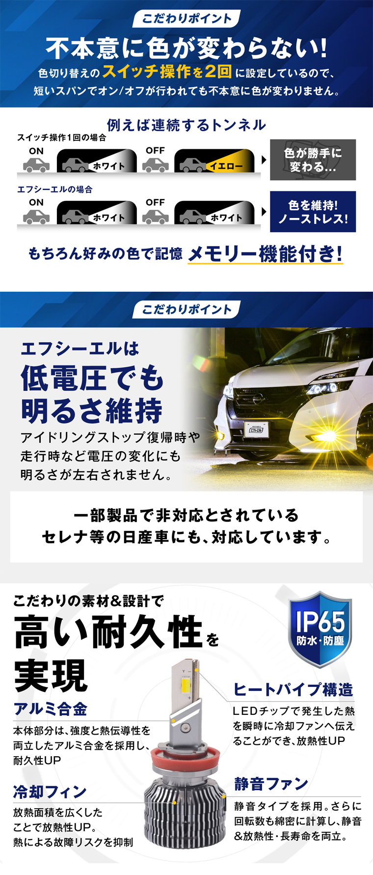 高い放熱性と耐久性を実現した内部構造