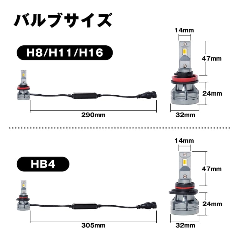 16000LM ライムイエロー 爆光LED ハイスペック H8/H9/H11/H16