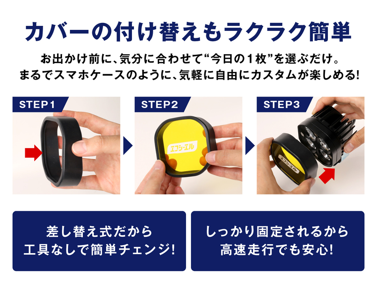 fcl. 補修用 led ワークライト 単品 作業灯 投光器 サーチライト led