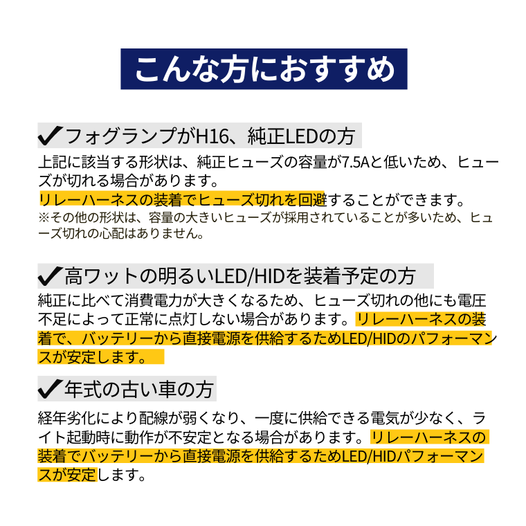 フォグランプがH16 純正LEDの方