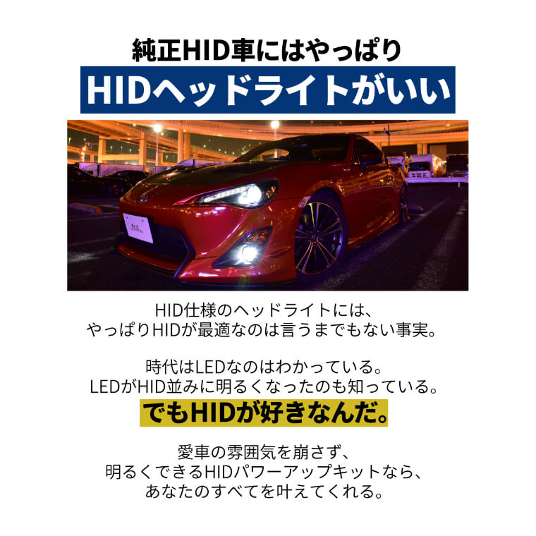 HID派 適切なライト