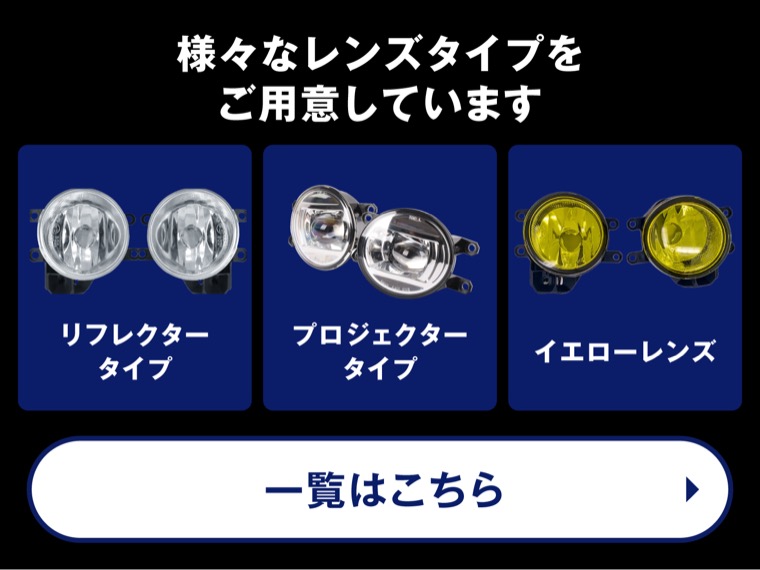 led フォグランプ ユニット タイプ プロジェクター リフレクター