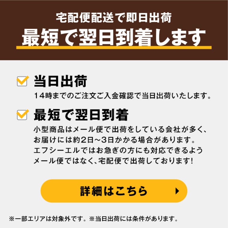 エフシーエル365 即日出荷について