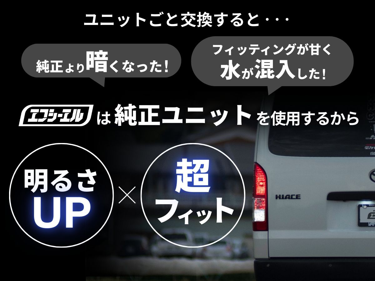 fcl. セレナ c27 テールランプ 純正 車検対応 ウインカー バックランプ