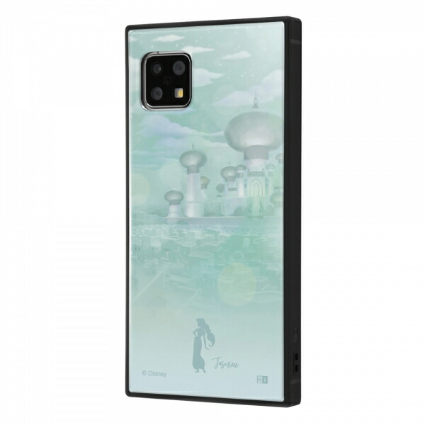 AQUOS AQUOSsense4 sense4lite sense4basic sense5G ディズニー プリンセス 耐衝撃ケース ハイブリッドケース KAKU お城 宮殿 ジャスミン｜fconnect-store