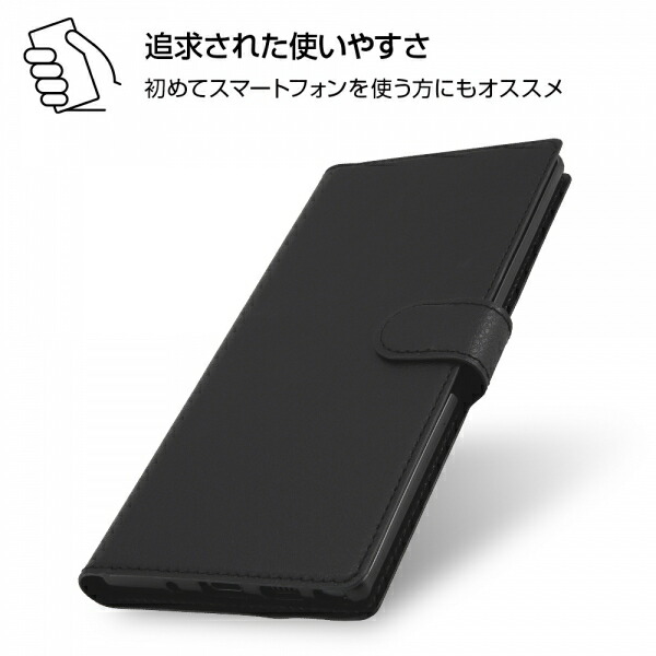 Galaxy Note10  手帳型ケース ソフトタイプ マグネット ICカードポケット スタンド機能 Qi充電対応 ブラック レッド 可愛い おしゃれ かわいい docomo SC-01M
