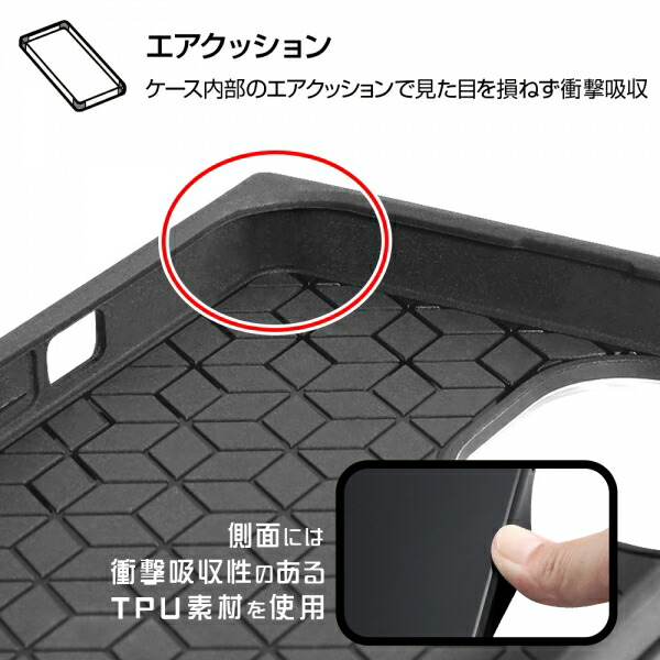 iPhone13 国内メーカー品 耐衝撃 衝撃吸収 スマホケース アイフォン13 iPhone 13 ミニーマウス KAKU けいたい けーす TPU 四角 個性的 ディズニー キャラクター｜fconnect-store｜03