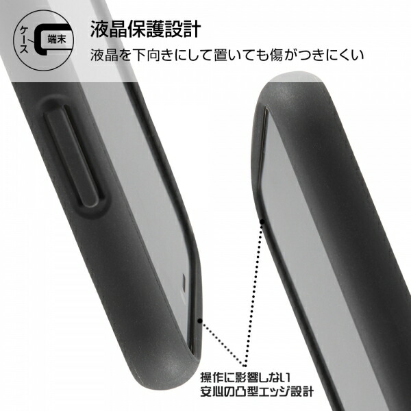 iPhone 12 mini 国内メーカー品 耐衝撃 ハイブリッドケース Puffull クリア レッド iPhone12mini アイフォン12ミニ スマホケース スマホカバー 衝撃吸収｜fconnect-store｜05