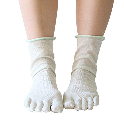 五本指 靴下 重ね履き用 シルク レディース 女性用 冷えとり 暖かい　あったかくつした ソックス 絹屋 日本製 ギフト | 絹屋 | 02