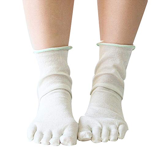 五本指 靴下 重ね履き用 シルク レディース 女性用 冷えとり 暖かい　あったかくつした ソックス 絹屋 日本製 ギフト | 絹屋 | 04