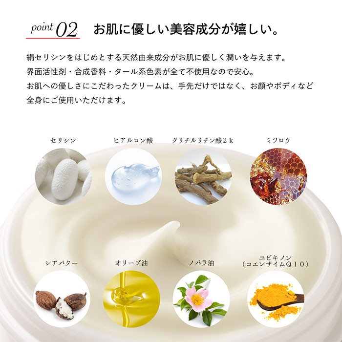 絹屋 ハンド ボディ クリーム 無香料 美容 高級 コスメ ハンドク