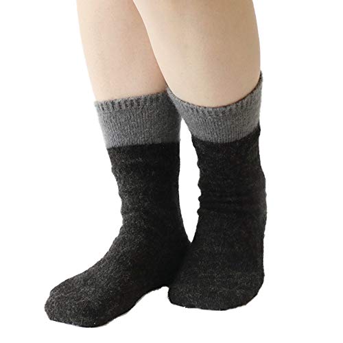 靴下 重ね履き ２足セット ウール混 起毛 レディース 女性用 冷えとり 暖かい あったかくつした 絹屋 日本製 ギフト プレゼント | 絹屋 | 01