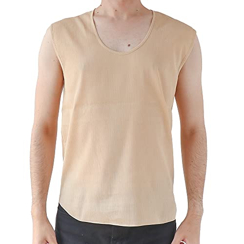 涼綿 アンダーウェア スリーブレス ノースリーブ メンズ 男性用 インナー 肌着 スーピマ インナーシャツ 冷感 ギフト | 絹屋 | 02