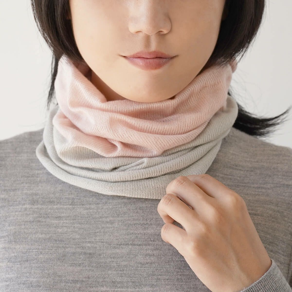 ネックウォーマー レディース  極暖 シルク スヌード  薄手 マフラー 温活 日本製 | 絹屋 | 15