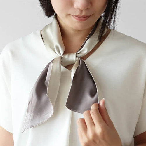 スカーフ シルク 100% uvカット 敏感肌 紫外線 紫外線対策 ギフト