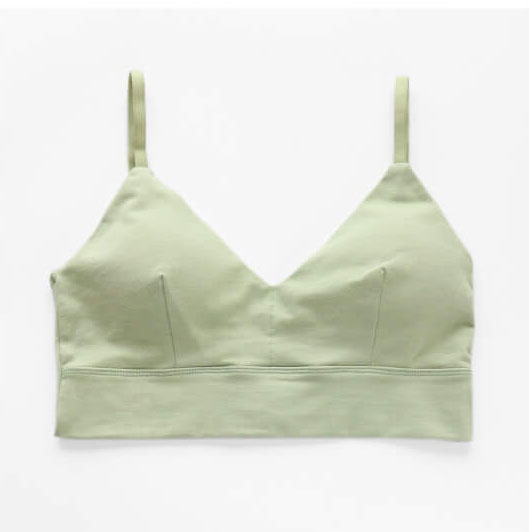 絹屋 内側シルク リラックスブラ M L XL オーガニックコットン ホック無し おやすみ ブラジャー インナー 肩紐調節 ロングブラジャー | 絹屋 | 05