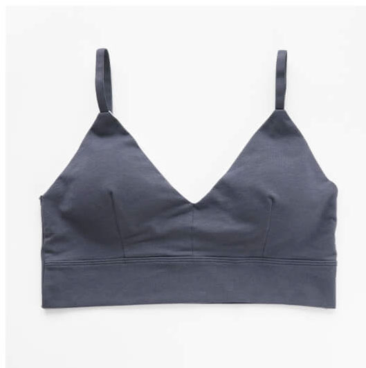 絹屋 内側シルク リラックスブラ M L XL オーガニックコットン ホック無し おやすみ ブラジャー インナー 肩紐調節 ロングブラジャー | 絹屋 | 06