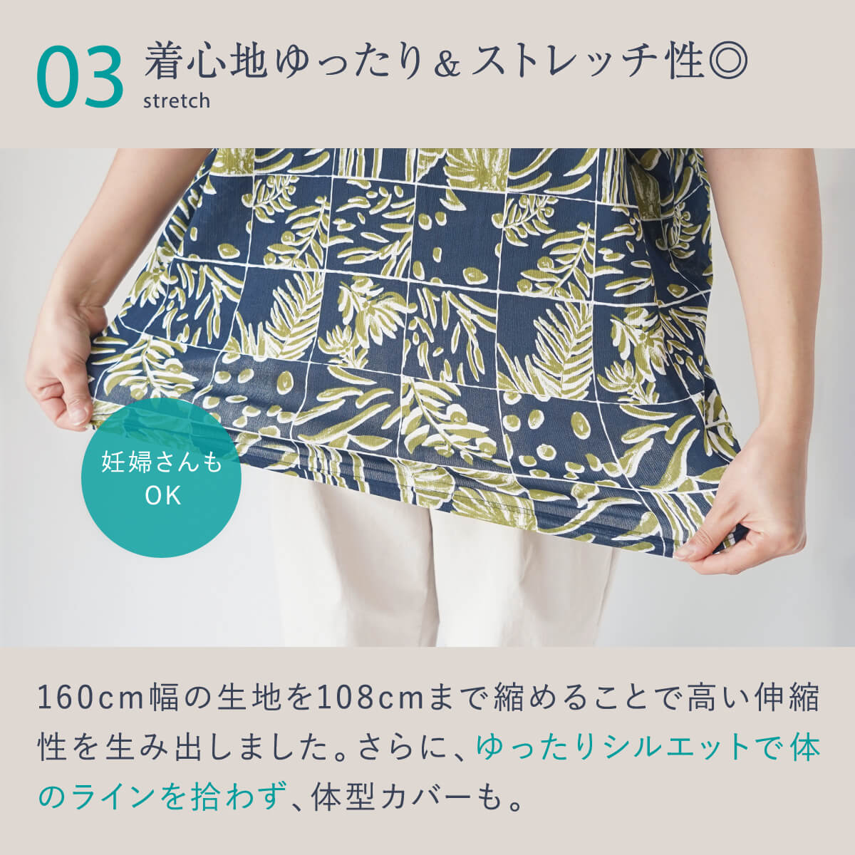 綿紬浴衣　藍とグレー　セットアップ　フリル袖ギャザーブラウス　股上深めパンツ パンツセットアップ レディース 夏 上下セット ワイドパンツ 綿