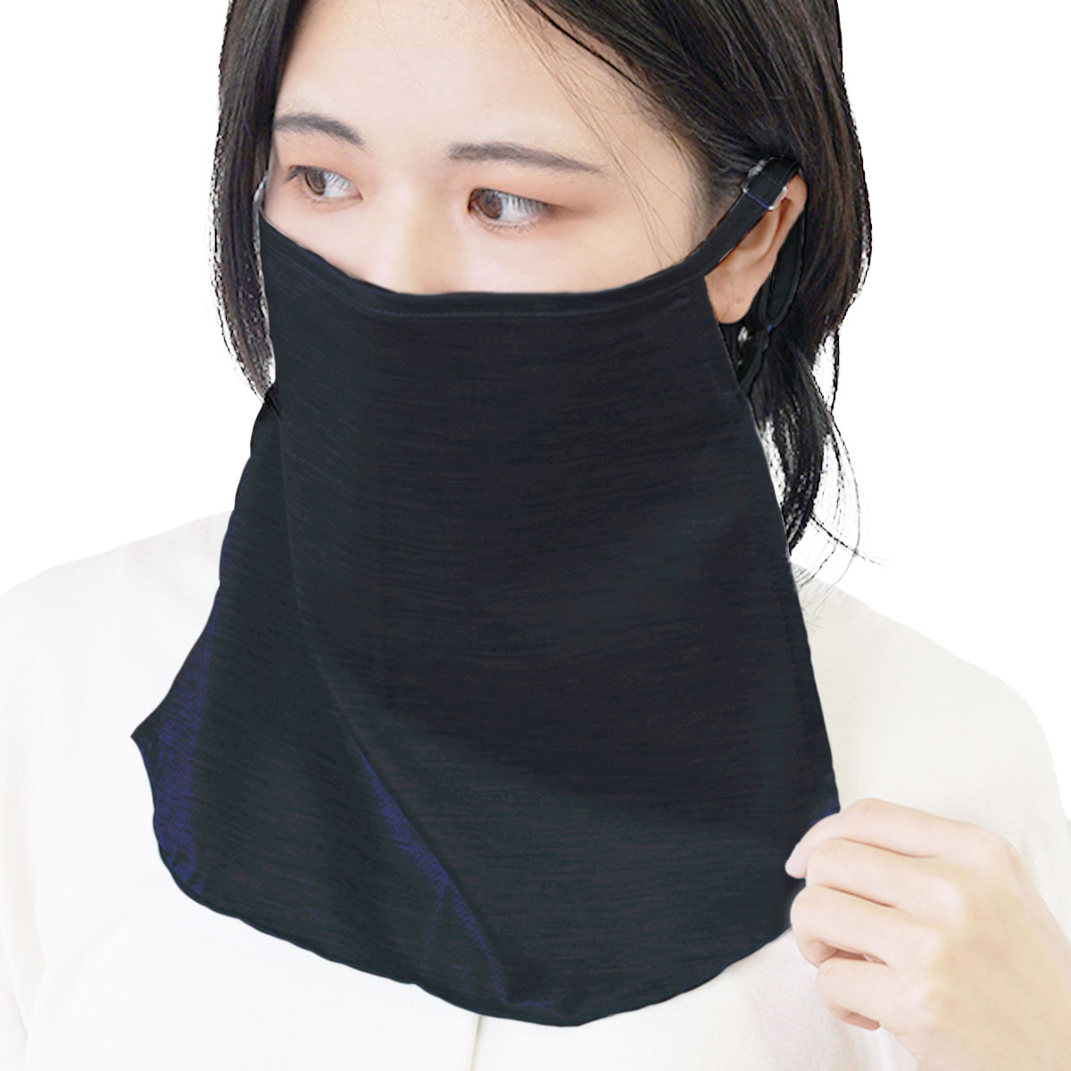 フェイスカバー uv シルク  接触冷感 絹屋 レディース 爆買 | 絹屋 | 04