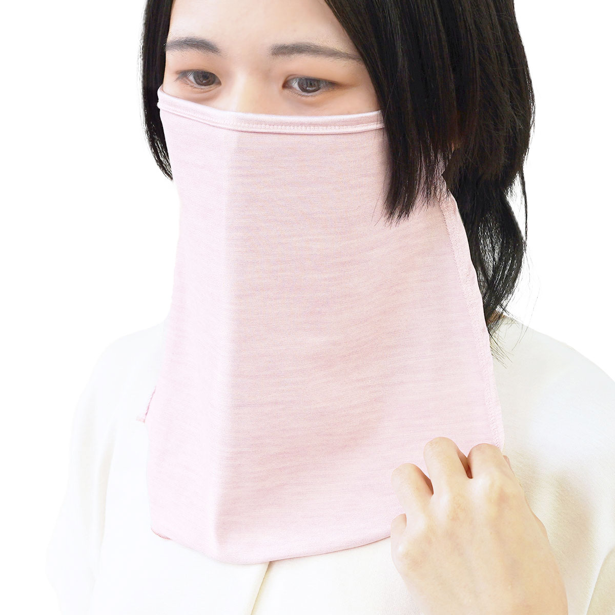 フェイスカバー uv シルク  接触冷感 絹屋 レディース 爆買 | 絹屋 | 05