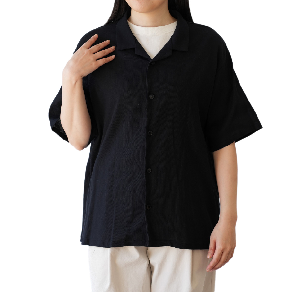 涼綿 半袖 柄 シャツ アロハ アウター メンズ レディース 綿 コットン100％ 高島ちぢみ 楊柳 日本製 夏 涼しい 敏感肌 通気性 ギフト |  | 10