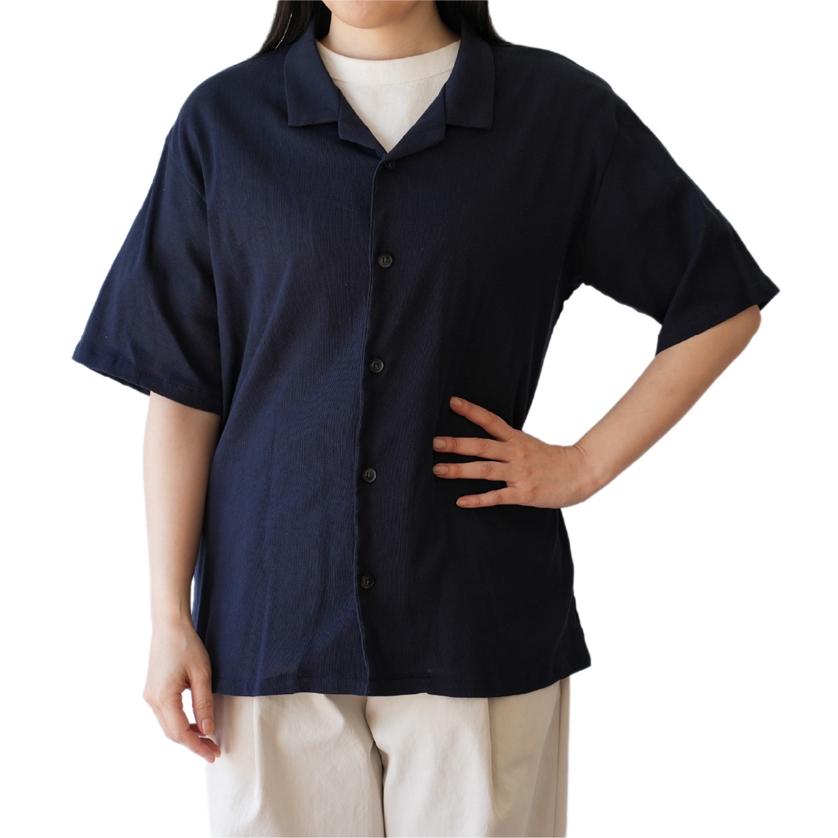 涼綿 半袖 柄 シャツ アロハ アウター メンズ レディース 綿 コットン100％ 高島ちぢみ 楊柳 日本製 夏 涼しい 敏感肌 通気性 ギフト |  | 12