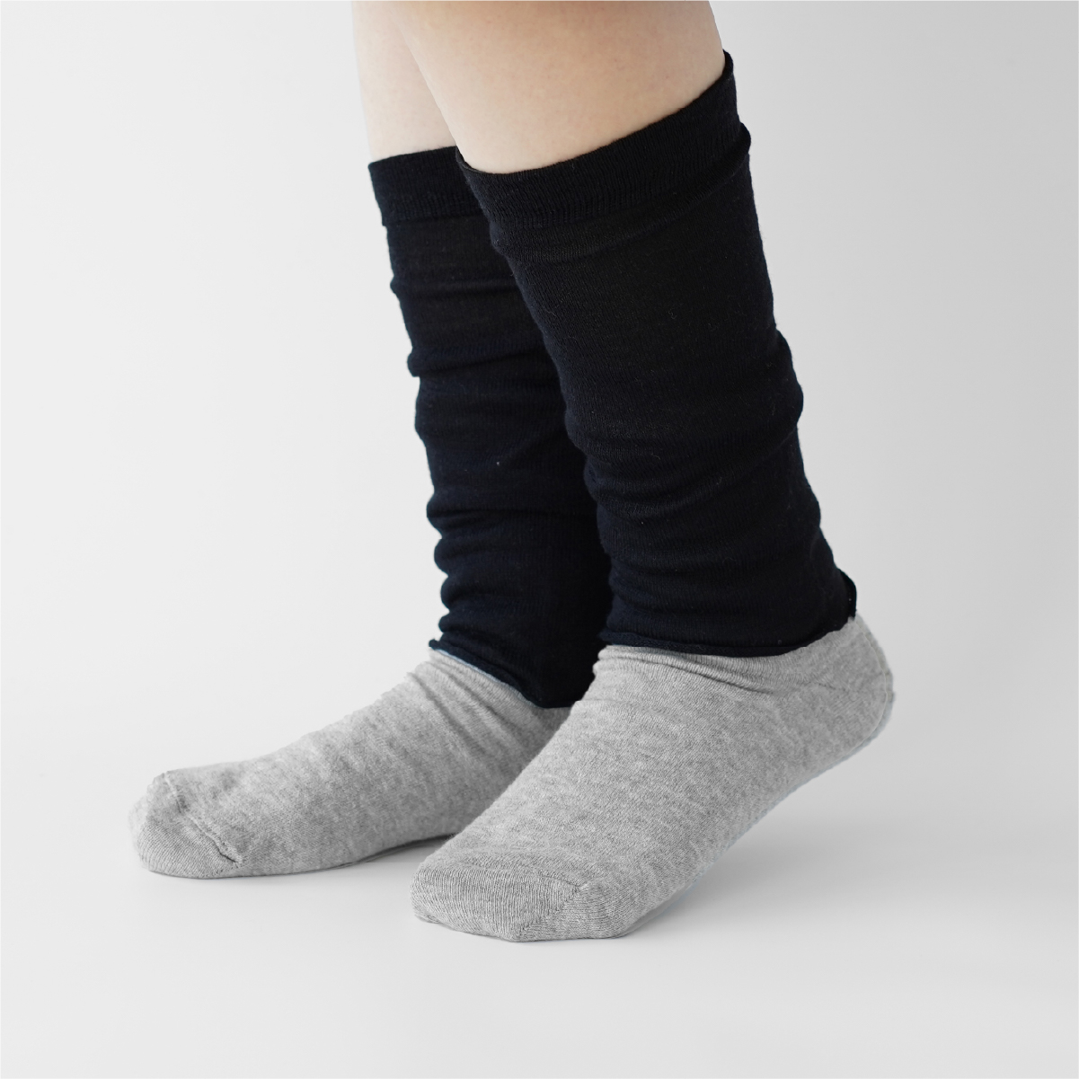 極暖 シルク 薄手レッグウォーマー 絹屋 絹 日本製 レッグ ウォーマー 温活 冷えとり 冷え対策 プレゼント ギフト 防寒 薄手 軽い | 絹屋 | 02