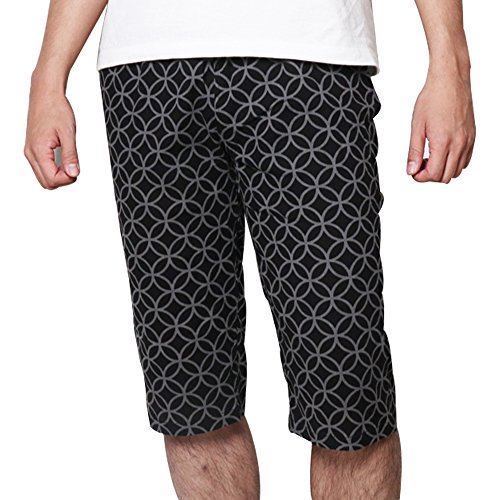 涼綿 ステテコ 特価 和柄 メンズ 男性用 ユニセックス 冷感 パンツ 部屋着 和装 ルームウエア コットン クレープ 高島ちぢみ 日本製 | 絹屋 | 03