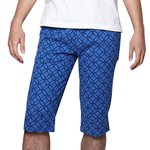 涼綿 ステテコ 特価 和柄 メンズ 男性用 ユニセックス 冷感 パンツ 部屋着 和装 ルームウエア コットン クレープ 高島ちぢみ 日本製 | 絹屋 | 02