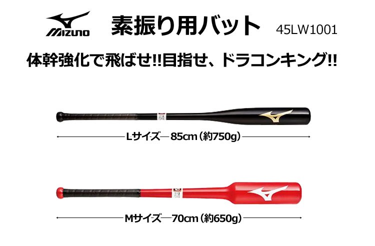 ミズノ 素振り用バット 45LW1001 : 南海ゴルフ Yahoo!店 - 通販