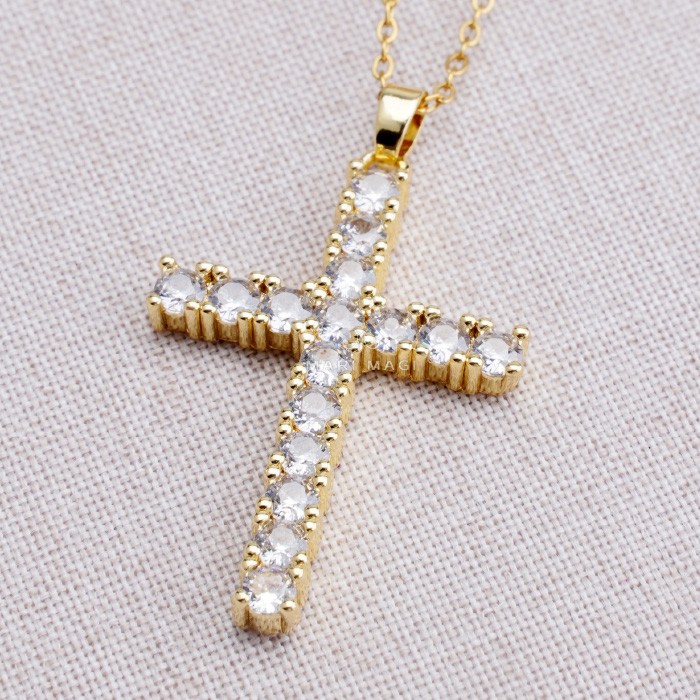 ネックレス レディース 十字架 金属アレルギー対応 ゴールド シルバー プチプラ ジルコニアMARI MAGI シンプル ジュエリー ギフト 女性 プレゼント 誕生日 |  | 01