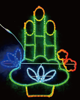 門松 L2DM621 LEDチューブライト イルミネーション 2Dモチーフ[L-993