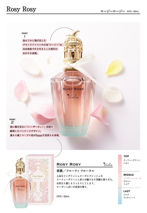 ヴァシリーサ VASILISA ロージーロージー 50ml 香水 EDP EDP SP