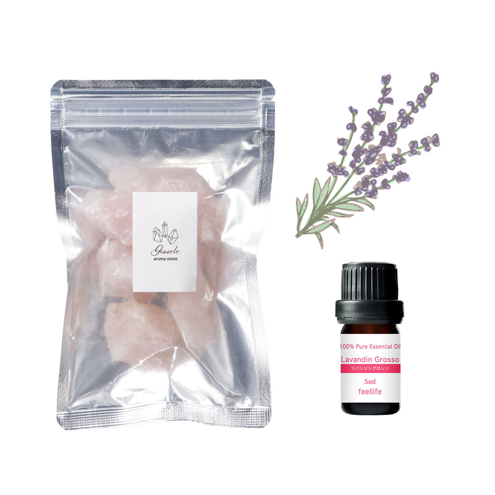 feellife ポイント10倍 アロマストーン 天然石 精油 セット 選べる