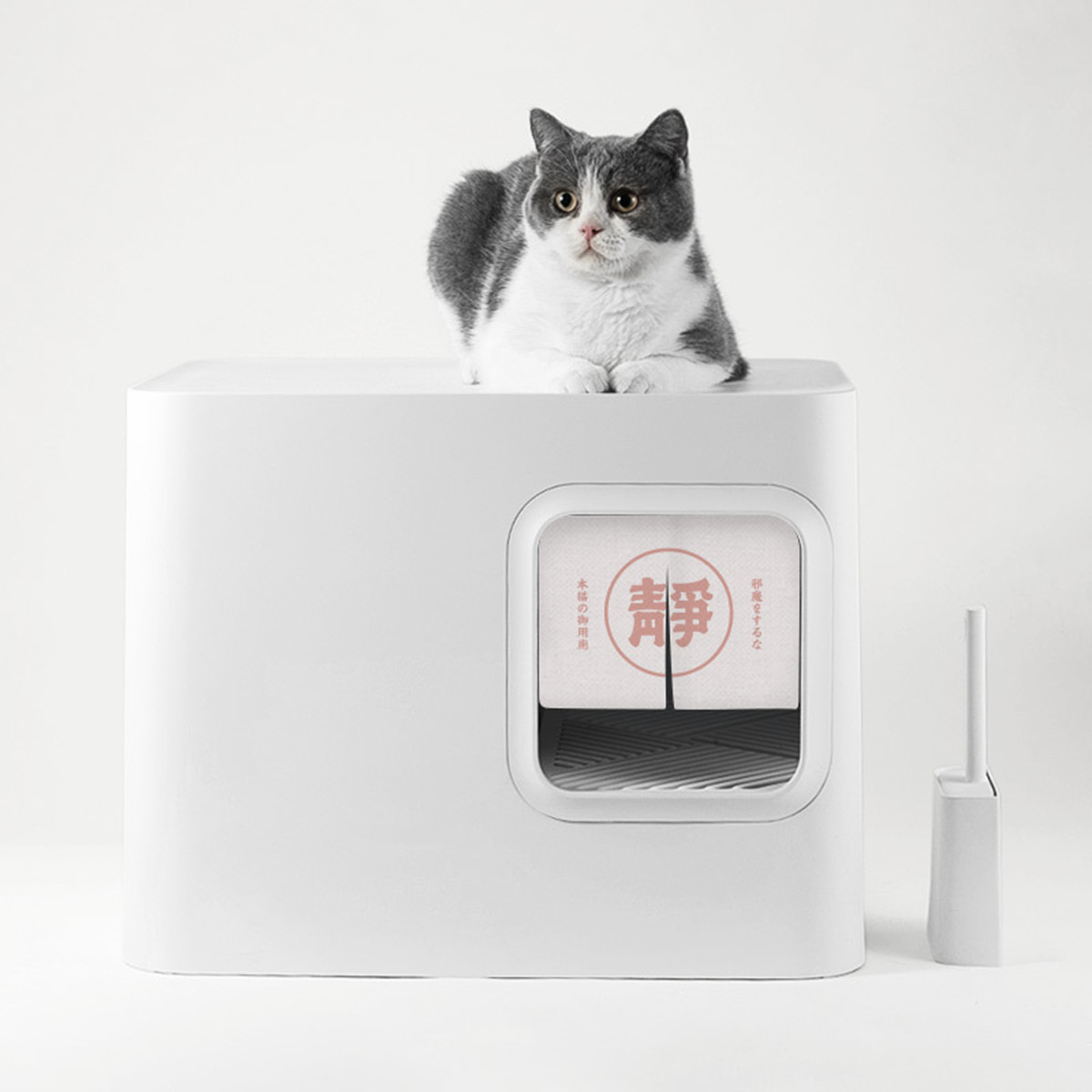 【楽天市場】猫トイレ 大型 大きい 猫 専用スコップ付き 滑り止め 超大型 猫用 トイレ オープンタイプ 多猫 簡単掃除 シンプル 清潔 ねこ トイレ  かわいい おしゃれ ホワイト ブルー ピンク イエロー ベージュ 飛散防止 一体成形 : memcarycard