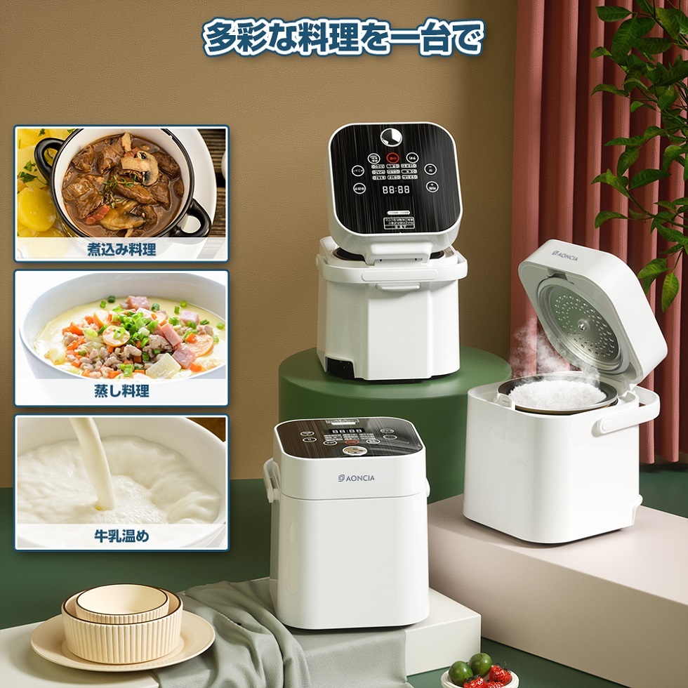 枚数限定 マイコン式 2合 炊飯器 S-RC012-W 定価15,000円 新品未開封品
