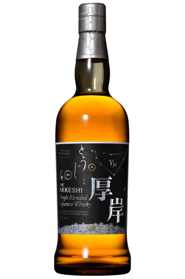 厚岸蒸溜所 シングルブレンデッド ジャパニーズウイスキー 冬至