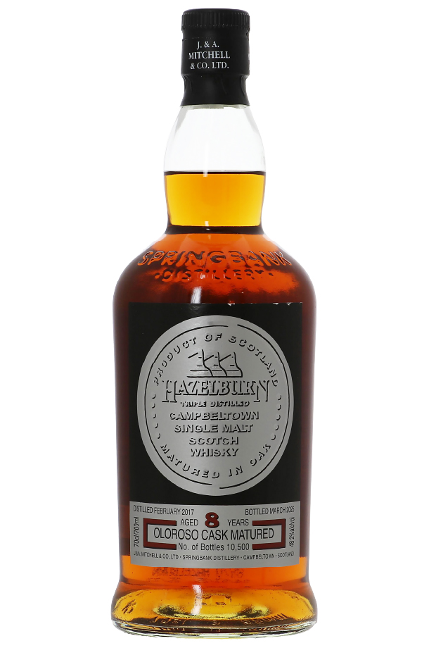 スプリングバンク ウイスキー ヘーゼルバーン 8年 シェリーウッド