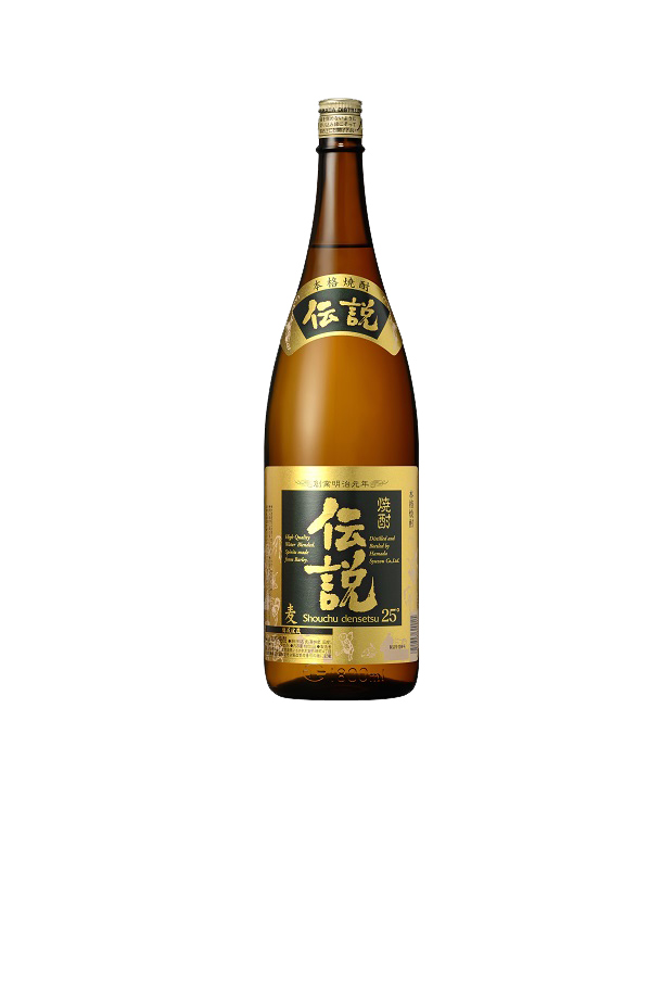濱田酒造 本格麦焼酎 焼酎伝説 25度 1800ml（1.8L） 瓶 6本 1ケース 麦