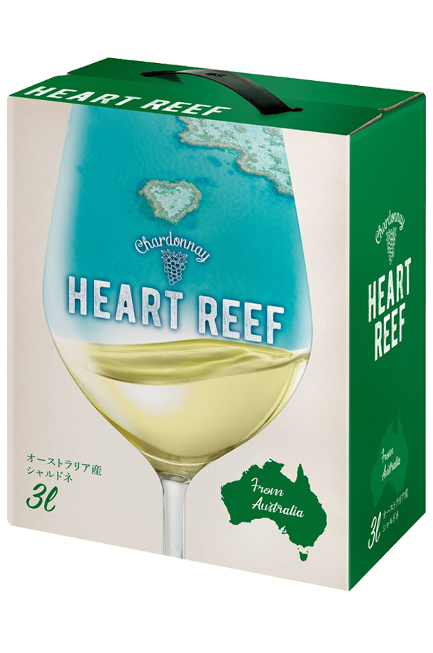 白ワイン オーストラリア ハートリーフ シャルドネ 1ケース 3000ml×4 バックインボックス ボックスワイン 箱ワイン 包装不可 他商品と同梱不可