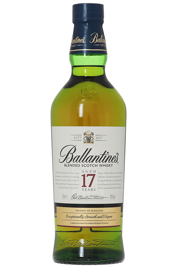 ウイスキー バランタイン 17年 40度 並行 箱付 （NOT DUTY FREE） 700ml スコッチ 洋酒  :3-ballan-vt17-nd70:フェリシティー ビアウォーター - 通販 - Yahoo!ショッピング