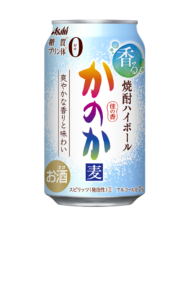 アサヒ かのか 麦 焼酎ハイボール 350ml 缶 24本 1ケース - ハイボール