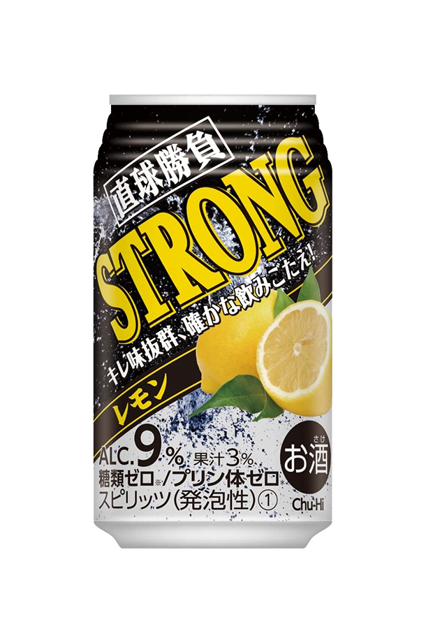 チューハイ レモンサワー 合同酒精 直球勝負 ストロング レモン 350ml 